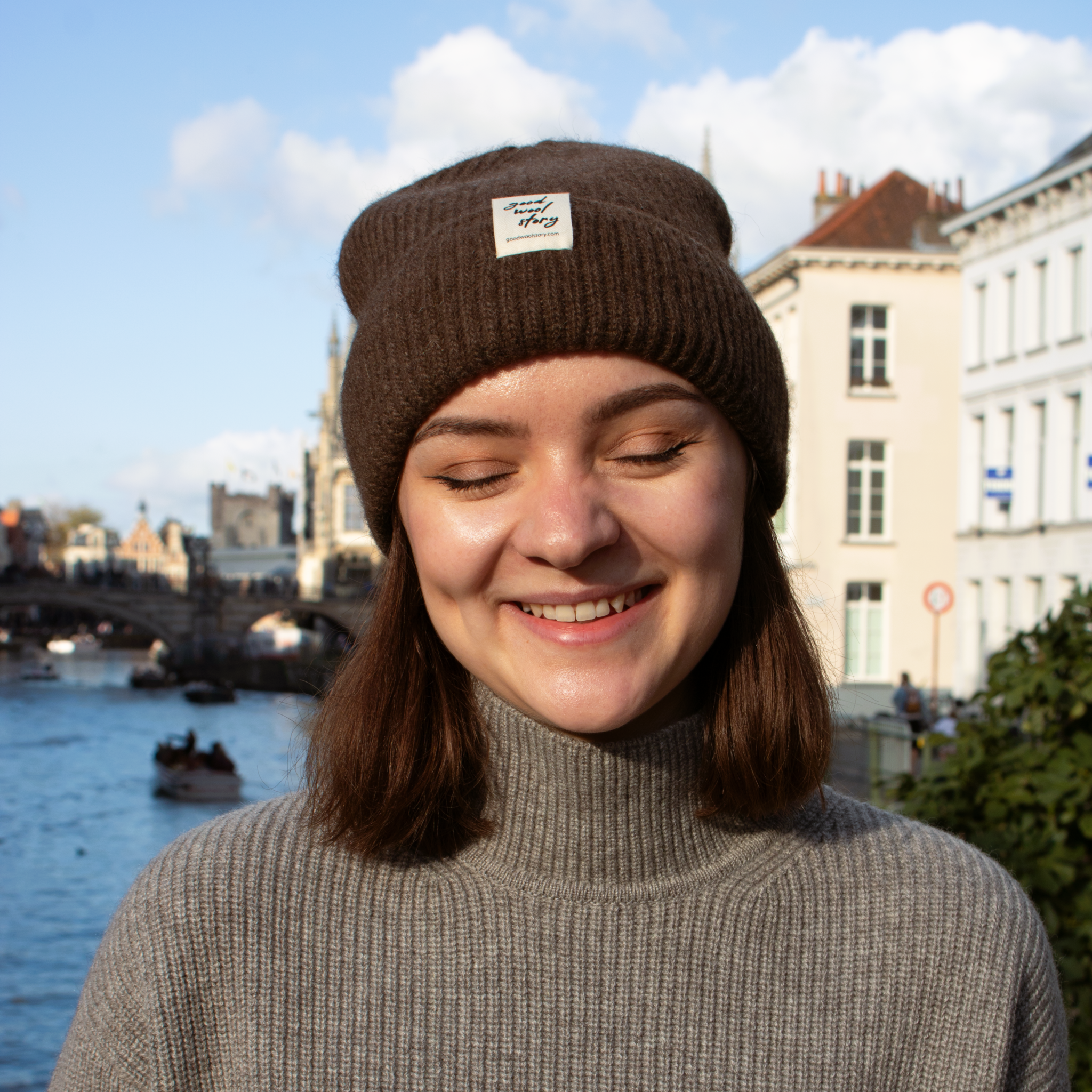 'Chunky' yak wool beanie