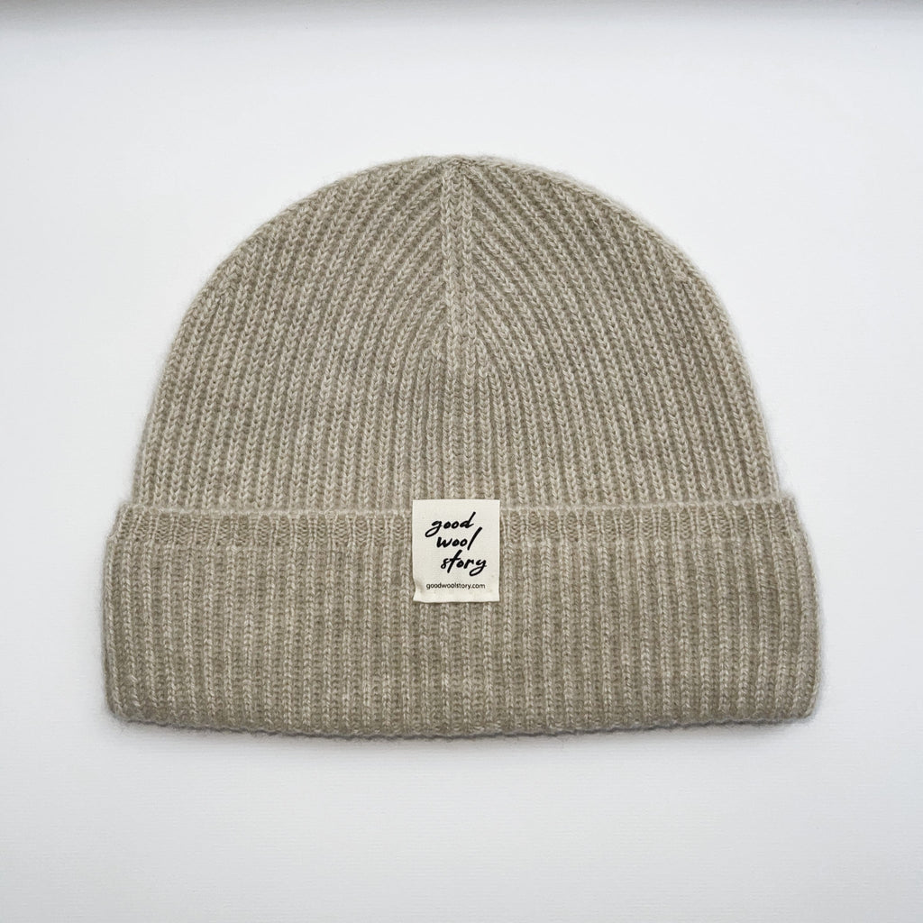 'Chunky' yak wool beanie