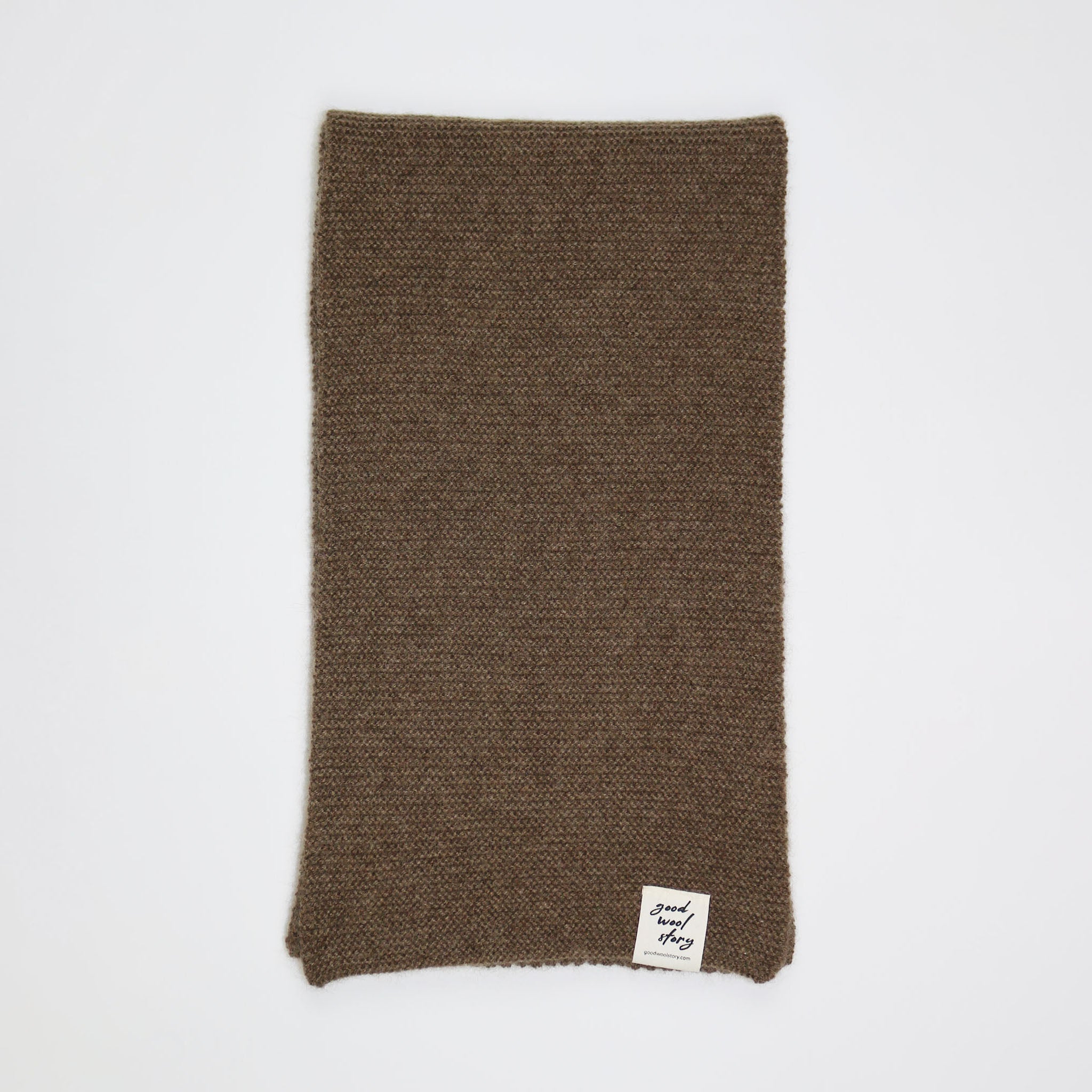 'Curly' yak wool scarf