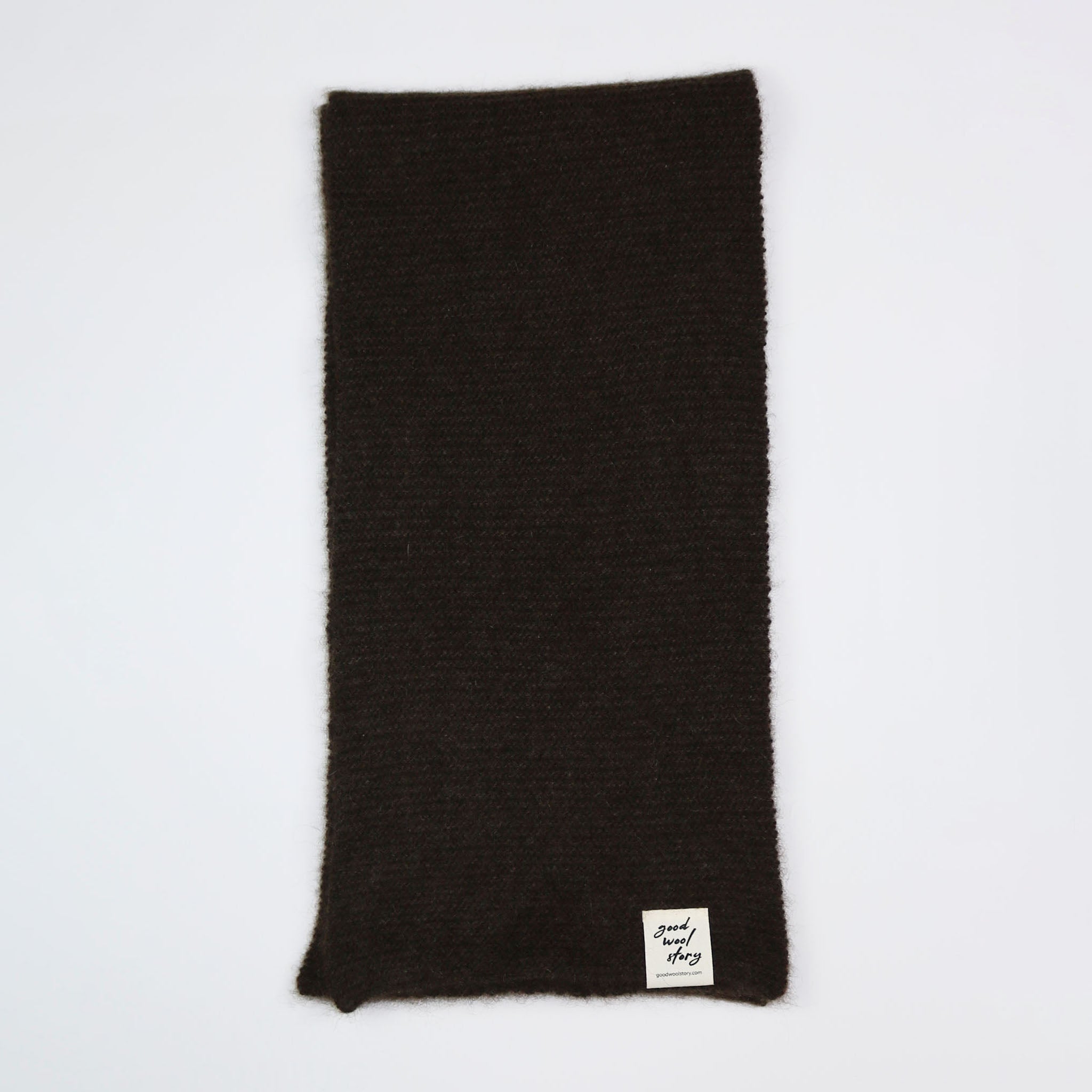 'Curly' yak wool scarf