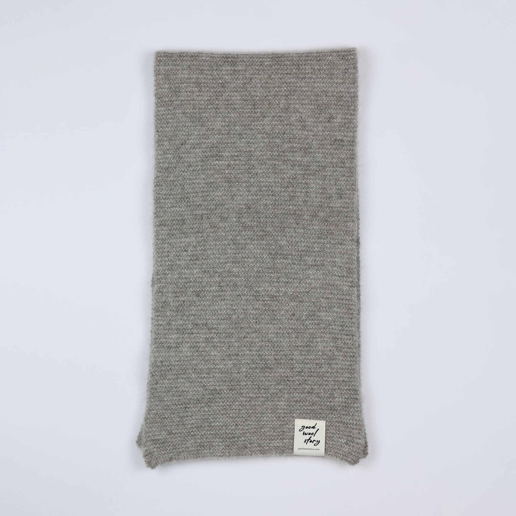 'Curly' yak wool scarf