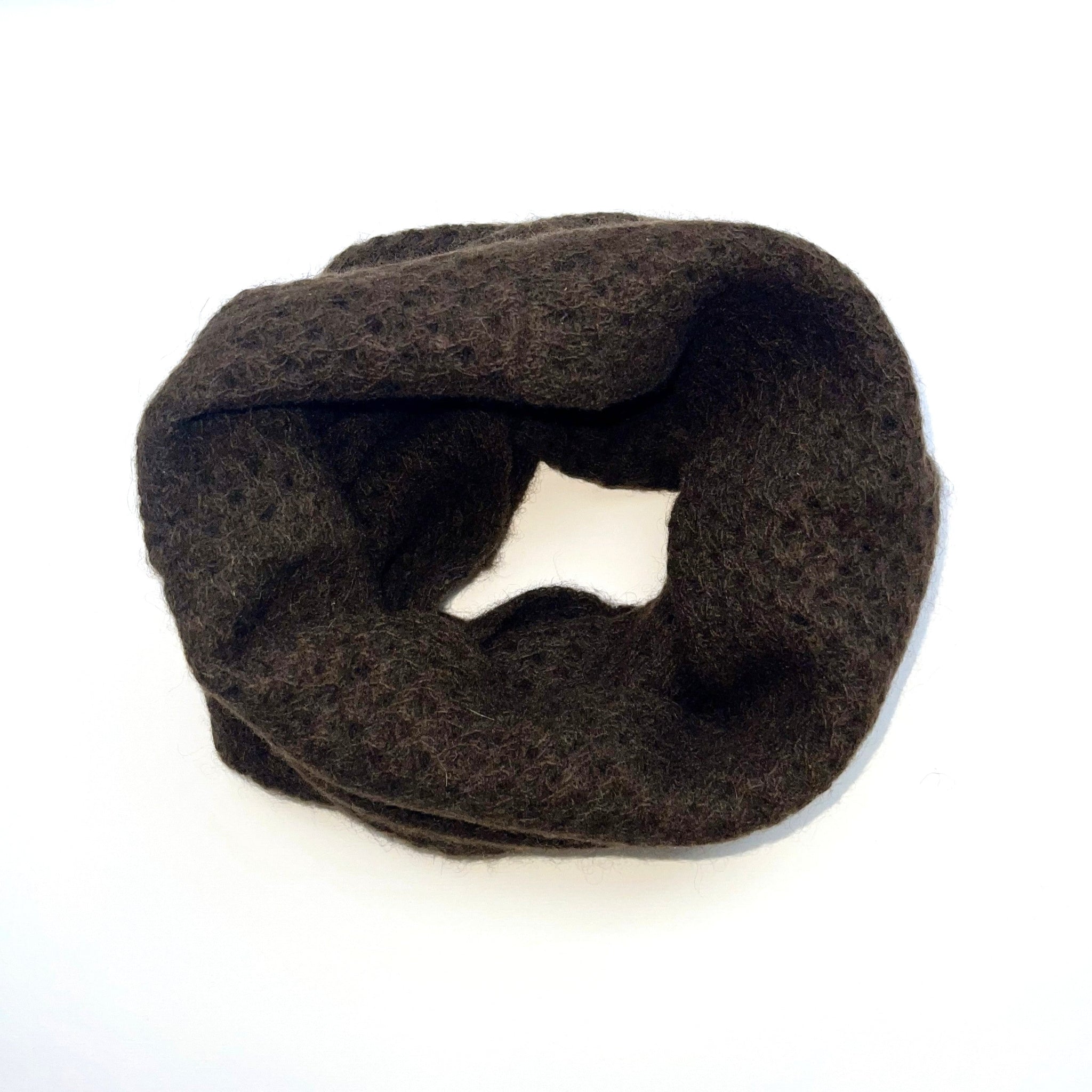 'Fluffy' yak wool scarf