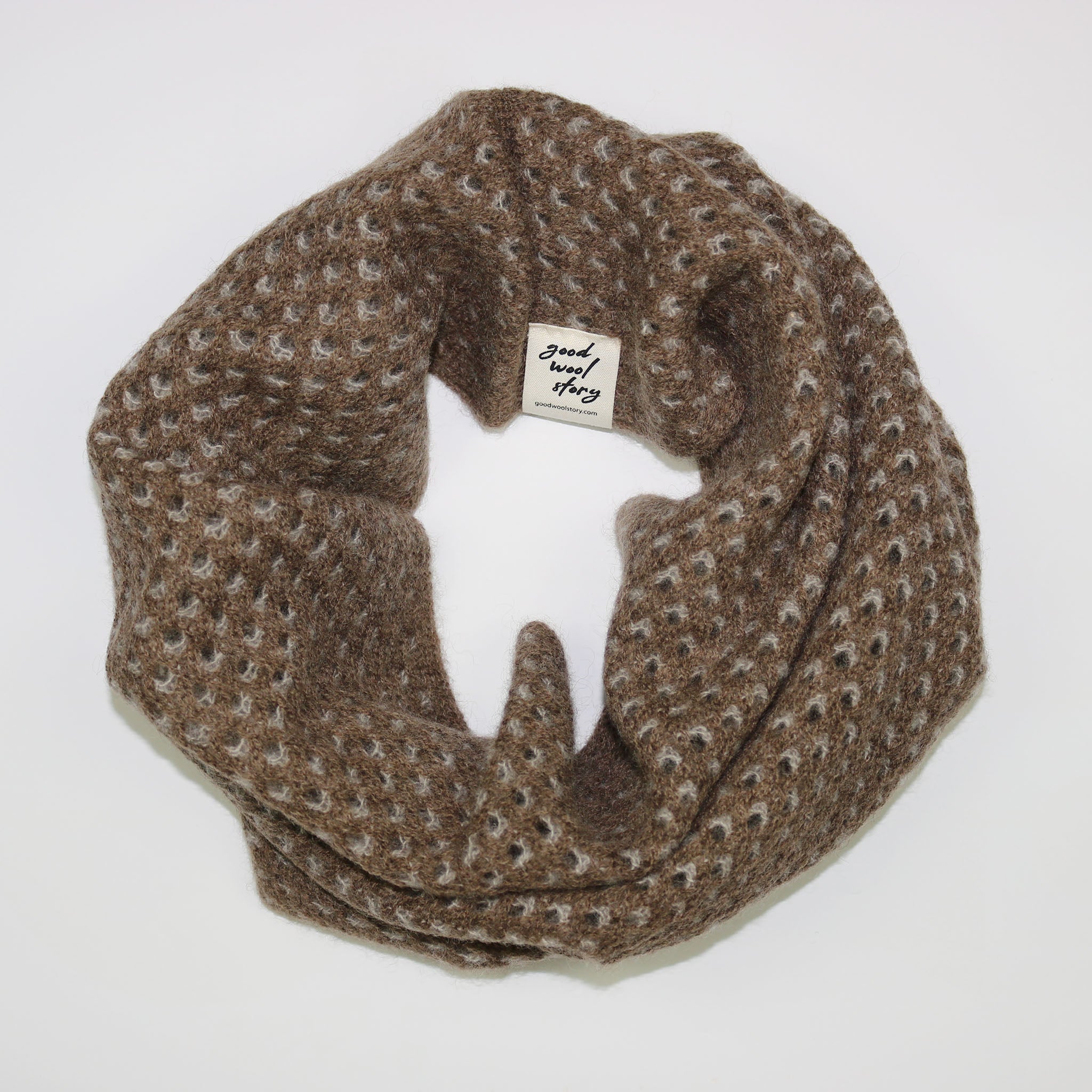 'Fluffy' yak wool scarf