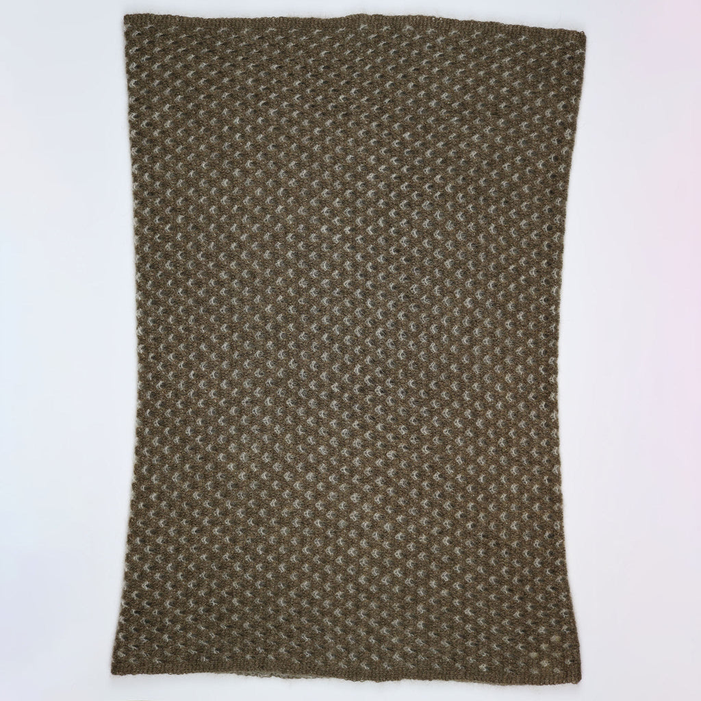 'Fluffy' yak wool scarf