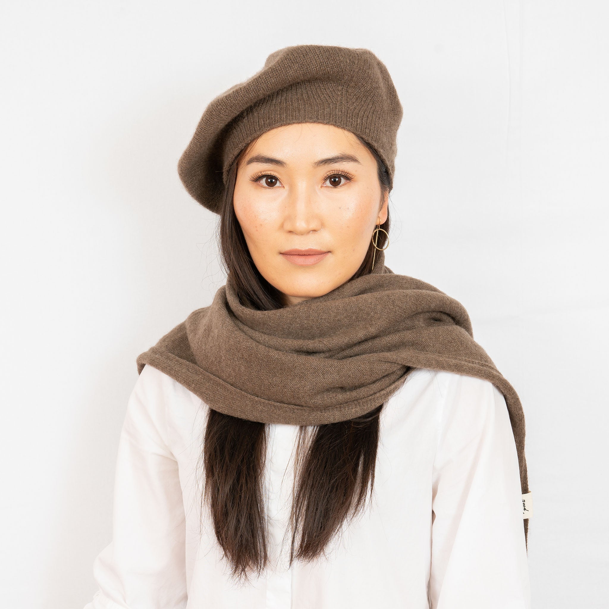 'Hirami' sheep wool scarf