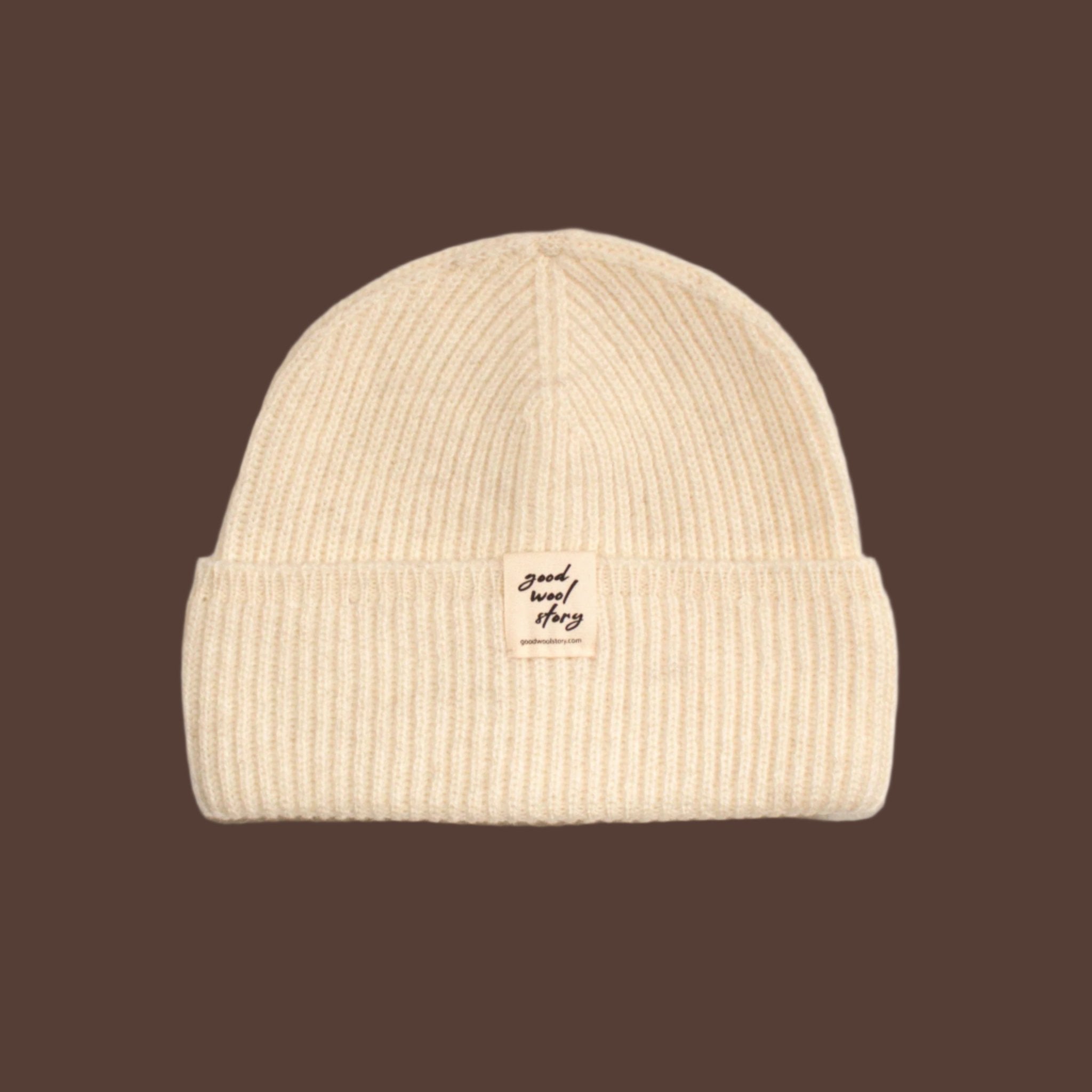'Chunky' sheep wool beanie